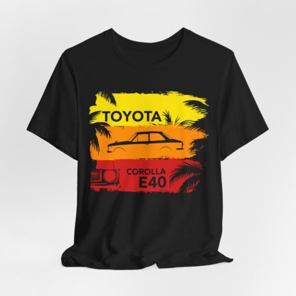 Toyota Corolla E40 Vintage Retro Style Tshirt Classic design gift for men